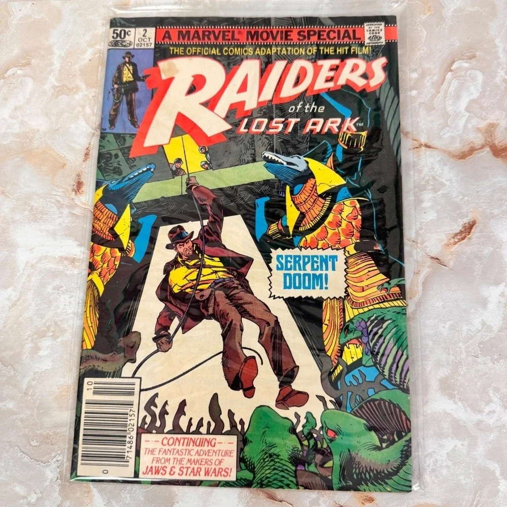Marvel Raiders of the Lost Ark Comic Set 1 2 Indiana Jones Vintage 1981 Movie